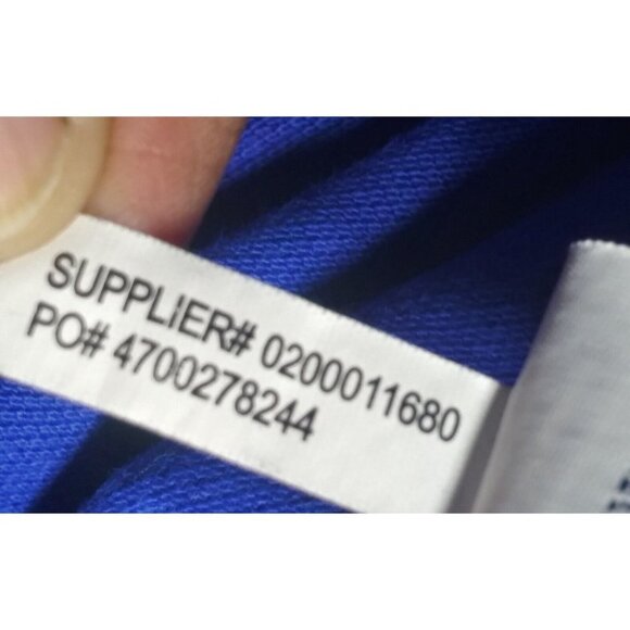 VINTAGE POLO RALPH LAUREN polo shirt 4XLT BLUE w/BIG PONY green Number 3 Cotton - Picture 8 of 8